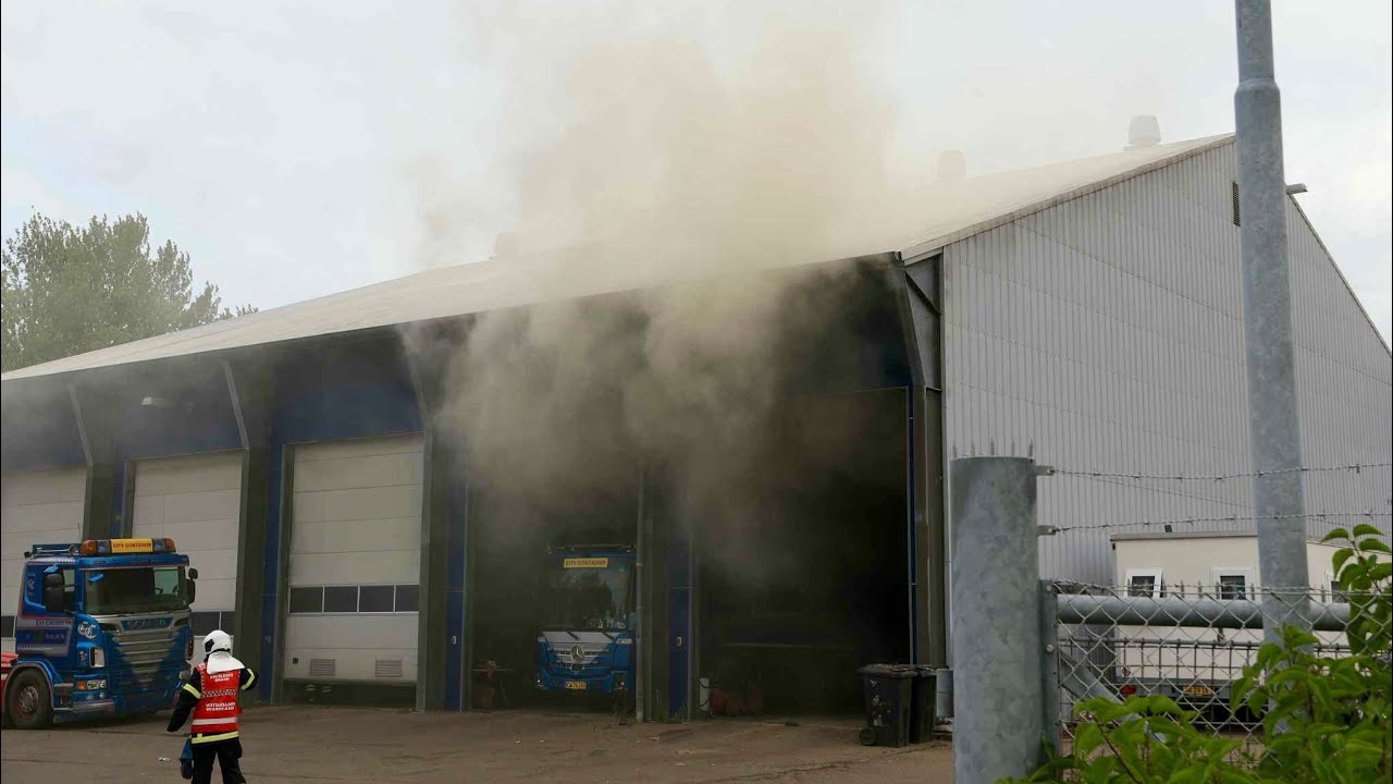 Brand i affald i Kalundborg Lørdag 12/7-25