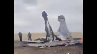 Russian Fighter Jet Downed in a Field Burning by Venturi Life 29 views 2 years ago 35 seconds