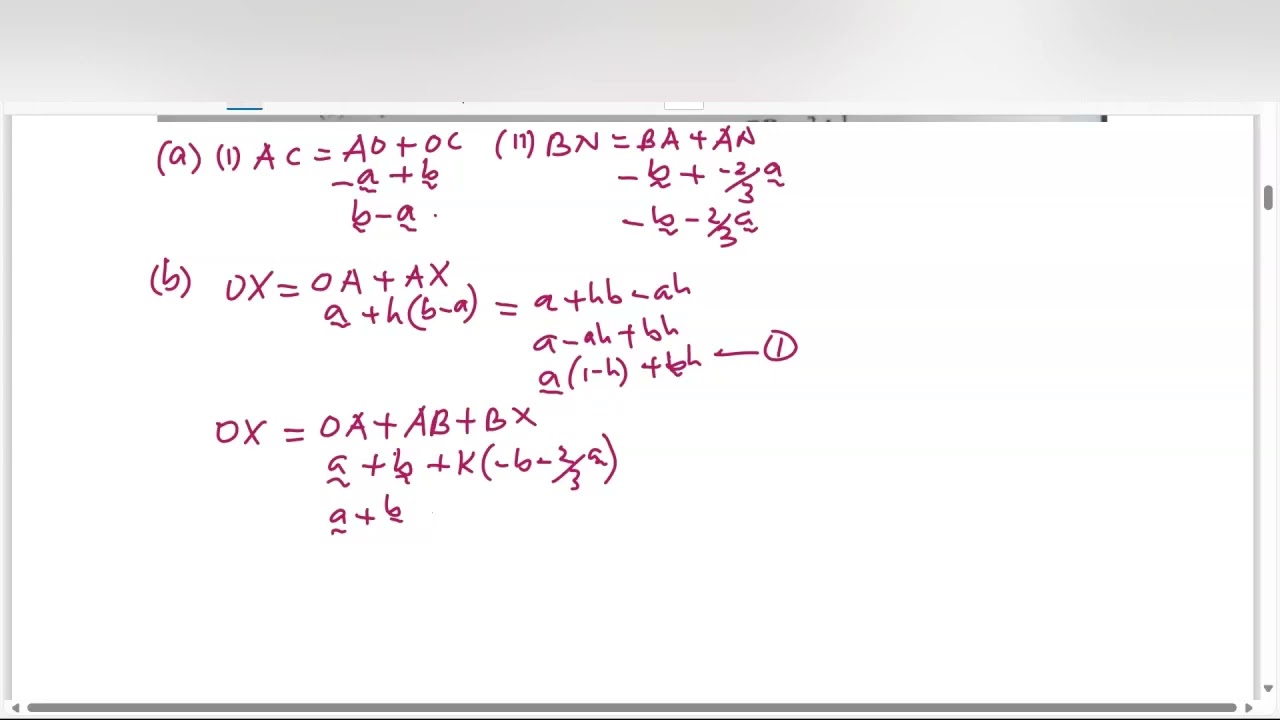 Vectors.K.c.s.e 1996 pp1 Mathematics.