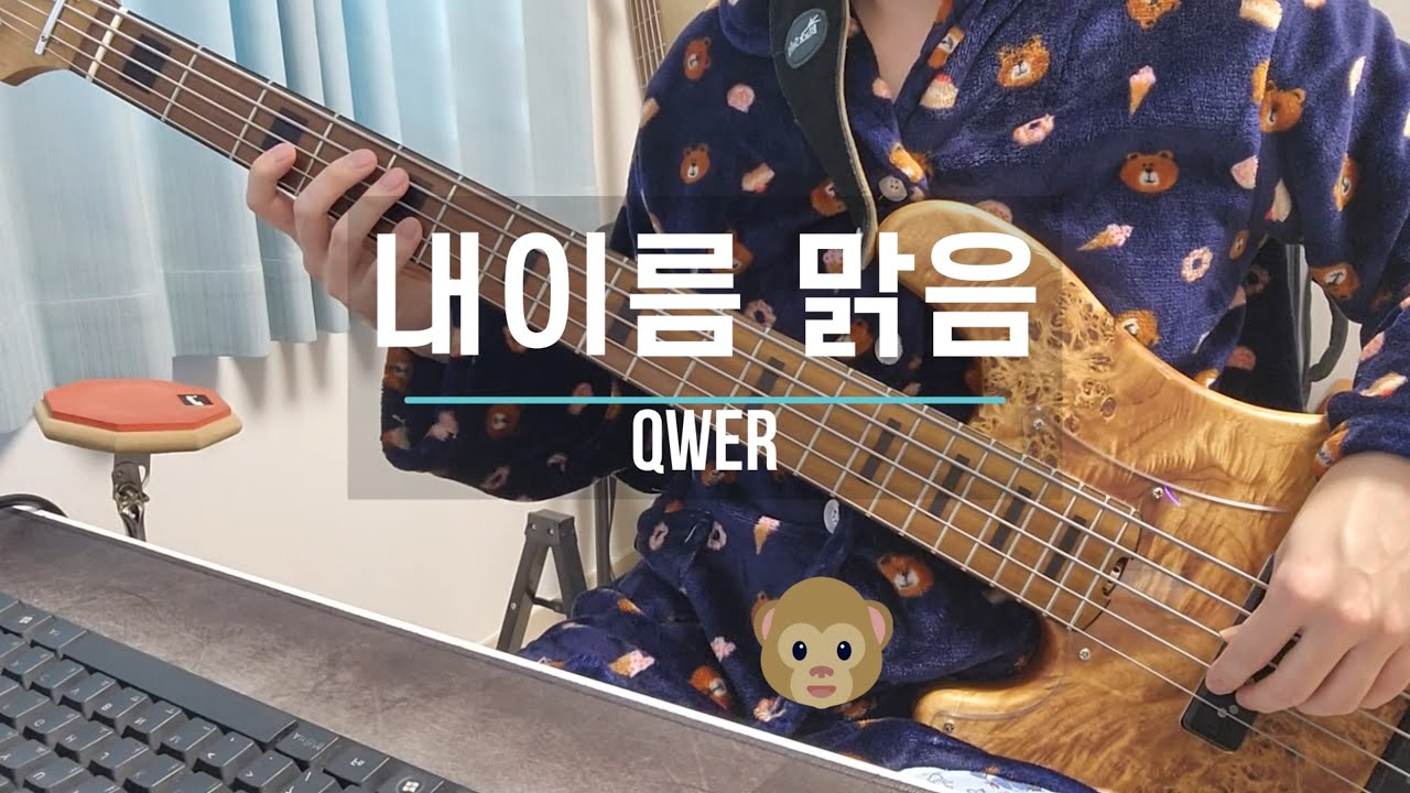 QWER  - 내 이름 맑음 (bass cover)