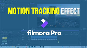 How to use MOTION TRACKING in FilmoraPro - Tutorial For Beginners
