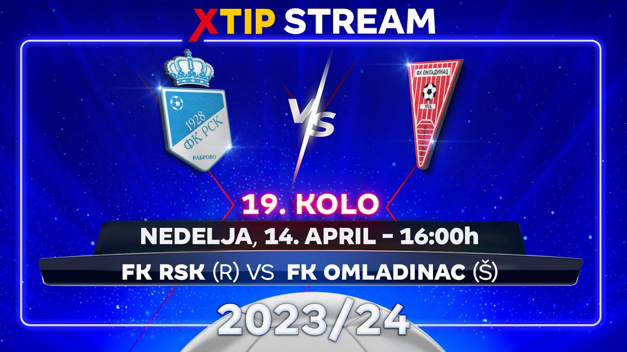 RSK (Rabrovo) – Omladinac (Šetonje) (nedelja, 14. april, 16:00)