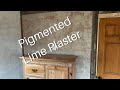 Lime plaster on dustcrete walls