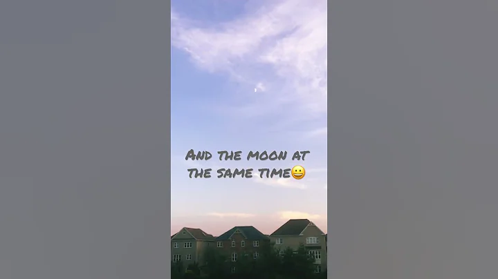 Sunset and moon rise😀