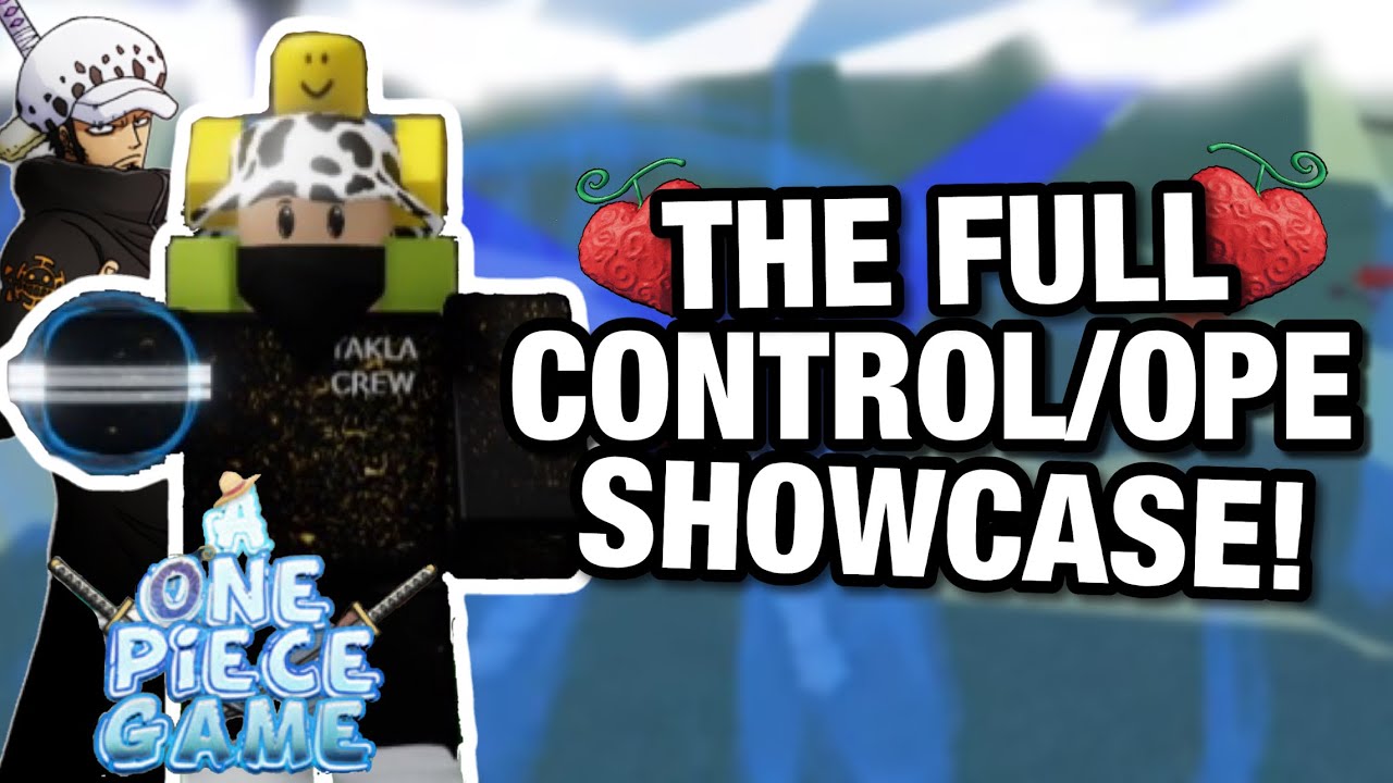 CONTROL CONTROL & OPE OPE DEVIL FRUIT SHOWCASE IN