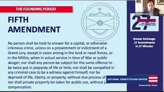 Amendment Review – 27 Amendments in 27 Minutes … Plus a Few More (High School/College Level)