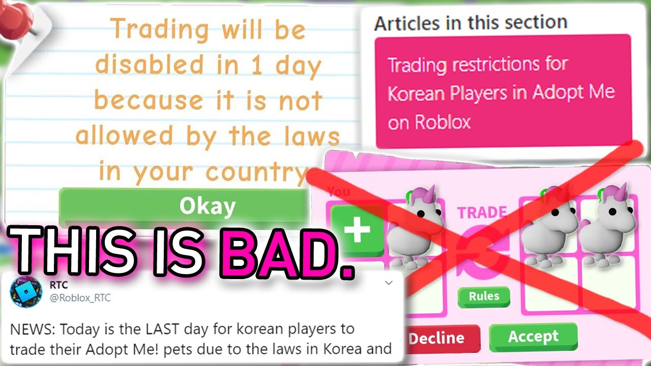 Trading Guidelines, Roblox Adopt Me