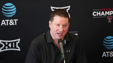 Chris Beard after being selected into the NCAA Tournament