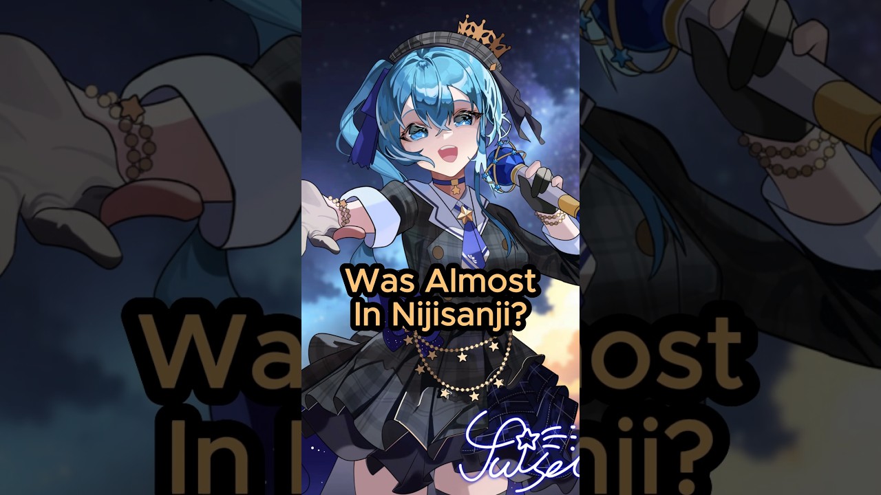 Hoshimachi Suisei Was Almost In Nijisanji?! #vtuber #music #jpop #japan #hololive