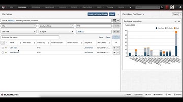 Filtering candidates in CRM-Recruitment