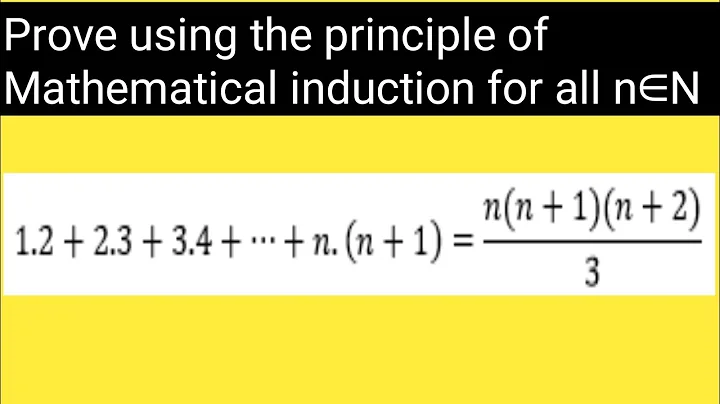 Prove by mathematical induction that 1.2+2.3+3.4.....+n.(n+1)=[n(n+1)(n+2)]/3
