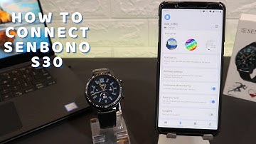How to connect Senbono S30 to phone F Fit Android App