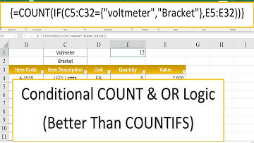 Better than Countifs (OR logic With Count & IF)
