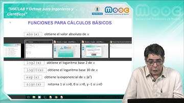 MATLAB y Octave 3.1: Funciones de biblioteca I (parte 1)