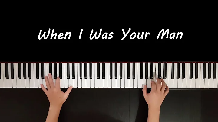 Bruno Mars - When I Was Your Man piano cover by Mark Piano (Music Sheet)