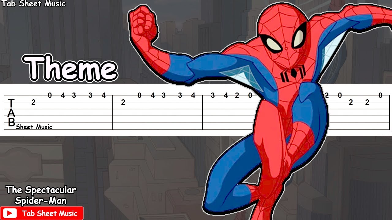 Spiderman Theme guitar song  Guitar tabs songs, Guitar tutorials songs,  Guitar songs