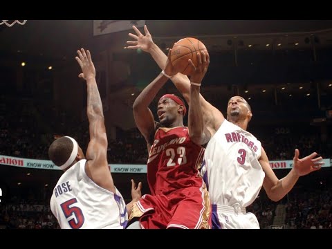 TORONTO RAPTORS vs CLEVELAND CAVS 2005 Mar 20 - YouTube