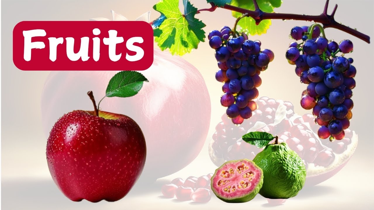 Fruits - Part 1 | Let's learn a little bit about fruits #fruits - YouTube