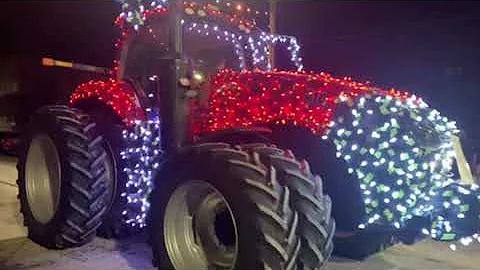 Tractor Christmas Parade Light Up The Night Show