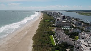 Drone footage of Wrightsville Beach before Florence courtesy CBS News