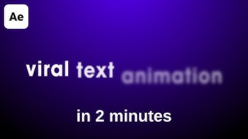 Viral Text Animation Method in After Effects | After Effects Tutorials | Text Animation
