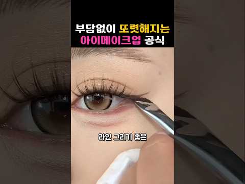 브러쉬 이렇게 쓰면 <strong>아이라인</strong> 퀄리티가 달라집니다👍 #메이크업꿀팁 #아이메이크업
