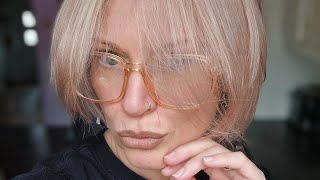 wella colour/color touch 9/75 light brown mahogany blonde toner on level 9/10