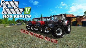 "CASE IH PUMA 165 CVX" FarmingSimulator 17 Mod Review