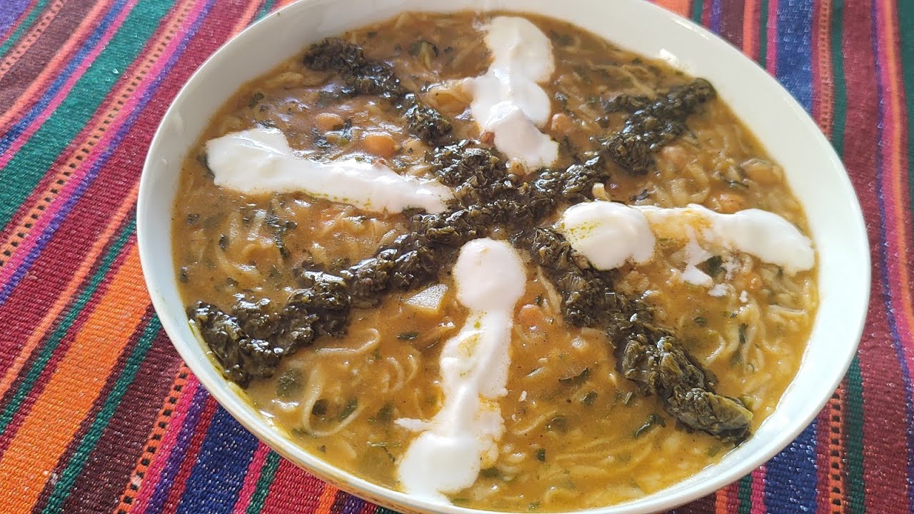 💛 آش خانگی به سبک مادرجان | Mom-Style#food #foryou #recipe #viral #shorts #saport #cakerecip #ashish