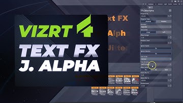 Vizrt 4 Text FX Jitter Alpha Plugin Tutorial