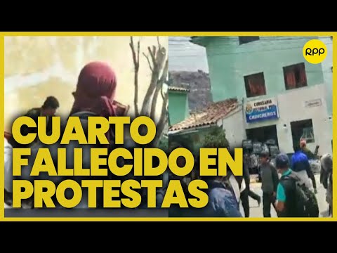 APURÍMAC |  Confirman cuarto fallecido en protestas