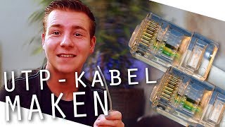 Zelf een UTP/INTERNET kabel maken | ZELF MAKEN | Davey Raaijmakers - YouTube