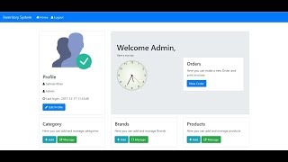 Inventory Management System using PHP, Mysqli, jQuery-Ajax and Bootstrap Part - 5