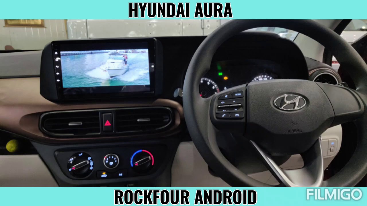 HYUNDAI AURA with Rockfour Android YouTube