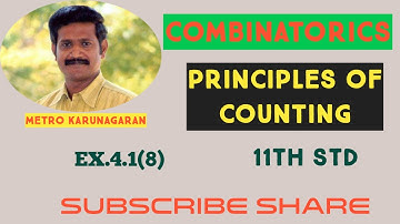 11th Std Maths Ex.4.1(8) Count the numbers between 999 and 10000 subject to the condition that there