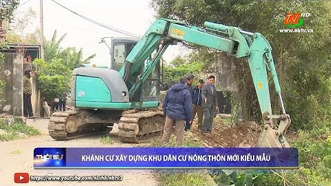 Khánh Cư xây dựng khu dân cư nông thôn mới kiểu mẫu