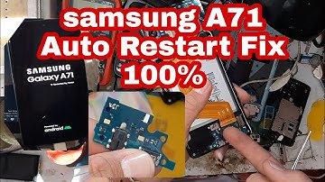 Samsung Galaxy A71/A70 Auto Restart hardware problem Fix 100%