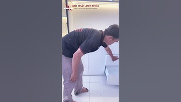 [LẮP ĐẶT] Tủ Rượu Gỗ MDF Kết Hợp Cánh Kính Có Led Sang Trọng |Nội thất Anh Khoa| #turuou #turuou