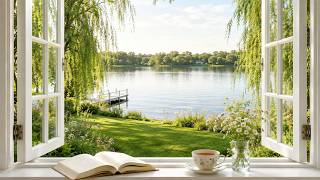 Lakeside Wooden Deck Morning 🌿 Relaxing Piano for Gentle Healing, Work & Quiet Focus