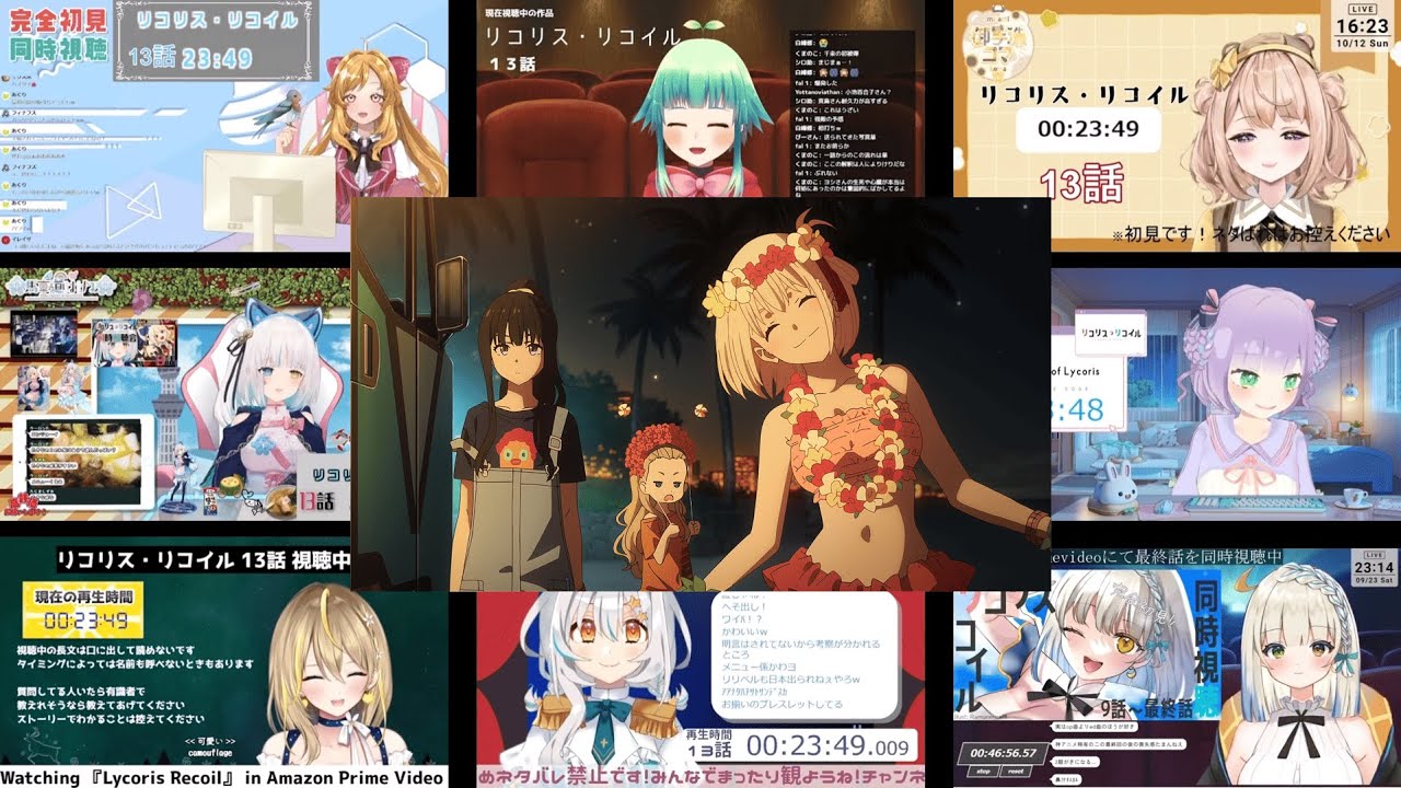 リコリス・リコイル 第13話 VTuber 反応まとめ｜Lycoris Recoil EP13 VTuber Anime Reaction