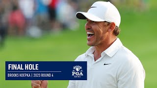 Brooks Koepka's Final Hole to Win! | 2023 PGA Championship