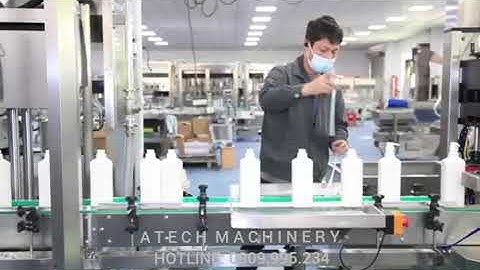 MÁY CHIẾT RÓT ĐÓNG CHAI DẦU GỘI, SỮA TẮM..