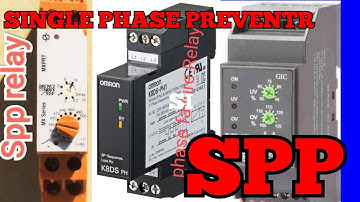 single phase preventer phase failure relay spp relay voltage monitoring relay wiring diagram#spp#vmr