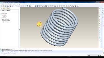 How to use helical sweep in proe