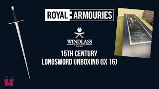 UNBOXING Royal Armouries x Windlass Steelcrafts Collection 15th Century Longsword