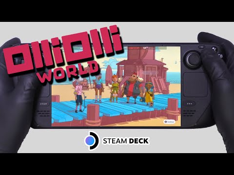 Steam Deck Gameplay | OlliOlli World | Steam OS | 4K 60FPS