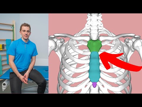 Wideo: Anatomia Mostka, Lokalizacja, Funkcja, Ból, Urazy