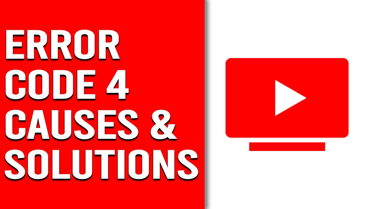YouTube TV Error Code 4 – Analyzing Origins, Remedies, and Effective Fixes