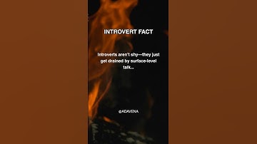 The Truth About Introverts | Psychology Facts | #shorts #psychologyfacts #introvert