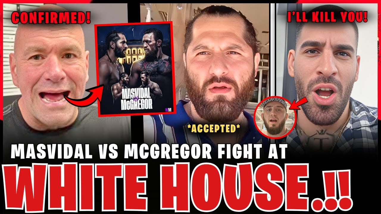 Jorge Masvidal vs Conor McGregor FIGHT AT WHITE HOUSE! | Makhachev vs Topuria NEXT!